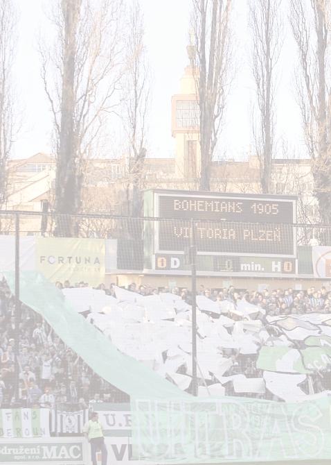 CHORÁLY PRO FANOUŠKY Gól klokani gól, budeme fandit pojďme do toho, kdo plíce má ten zavolá, ať žije slavná Bohemka, Bohemka má, milovaná, my vždycky všude dvanáctý jsme její hráč, a budem chtít