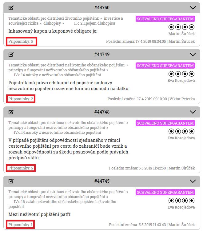 Ukázka prostředí online nástroje pro