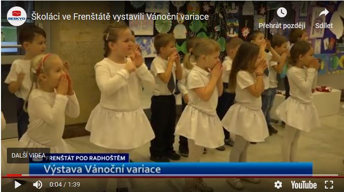 Foto: Reportáž TV Beskyd z vernisáže výstavy Vánoční