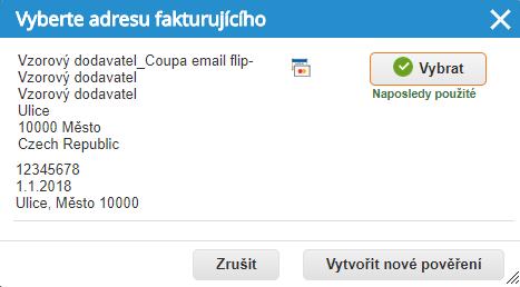 6 Vytváření faktury na základě dat z nákupní objednávky Povinná pole: Č.
