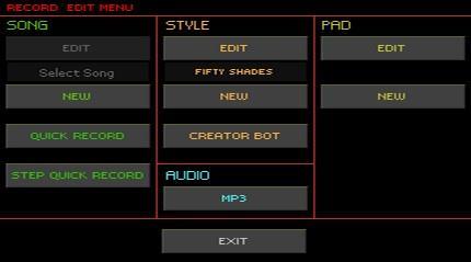 29 Nahrávání/Editace Upraveno menu Record/Edit, s přístupem do libovolného režimu Record mode [3.