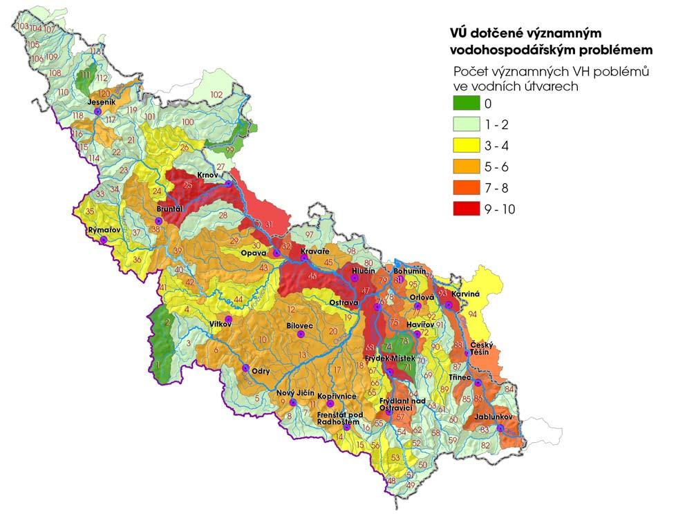 V oblasti vodohospodářských služeb Návratnost nákladů za vodohospodářské služby Udržení zabezpečenosti kvalitních zdrojů pitné vody Ochrana a územní hájení lokalit vhodných pro budoucí umělou