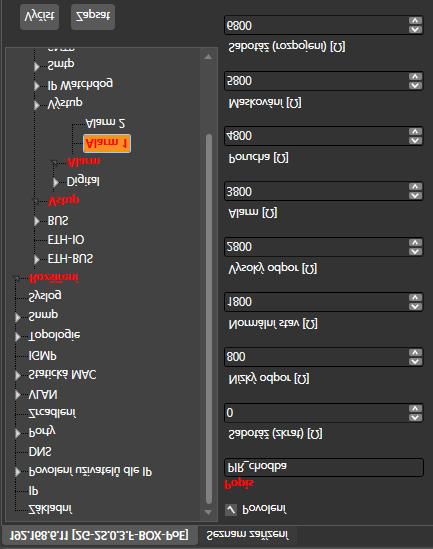 Typickým využitím je nastavení OPEN módu u dveřního kontaktu. Po otevření dveří vyšle zařízení HTTP příkaz pro otočení na PRESET, PATTERN apod.