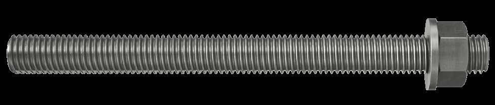Používané kotevní prvky Kotevní šroub FIS A z galvanicky zinkované a nerezové oceli. Spřahovací trn FCC-H trn z betonářské výztuže se speciální hlavou pro použití při sanacích betonových konstrukcí.