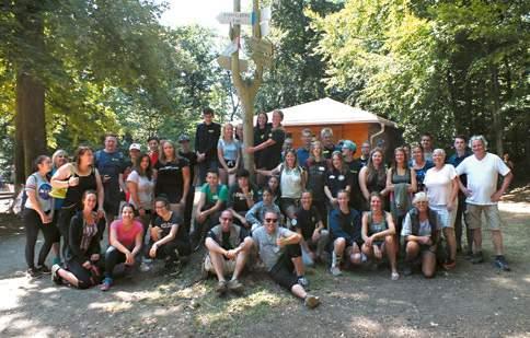 56 Kontaktní databáze Tandemu Pod heslem (roz)poznat a překonat vlastní hranice se v roce 2018 konal letní workcamp spolku THW-Jugend Bayern.