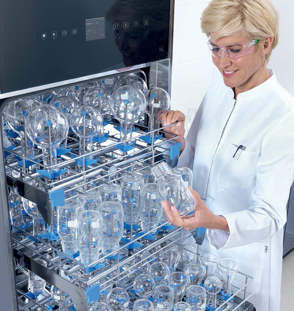 Perfektní a analyticky čistá příprava laboratorního skla Mycí automaty SlimLine kompaktní