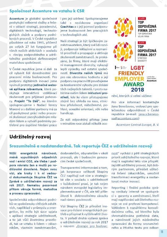 Aktivity MPO v rámci CSR Newsletter CSR Od 1.