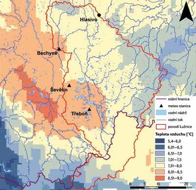 15 2017 klouzavý průměr průměrný denní výpar lineární (průměrný denní výpar) Obr. 2. Průměrný denní výpar v sezoně květen až říjen v letech 1957 2018 Fig. 2. Mean daily evaporation in season May
