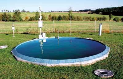 VÝPAROMĚRNÁ STANICE HLASIVO Výparoměrná stanice v Hlasivu u Tábora byla vybudována v roce 1956 v místech původní výzkumné meteorologické stanice a nyní je jedinou nezrušenou základní výparoměrnou