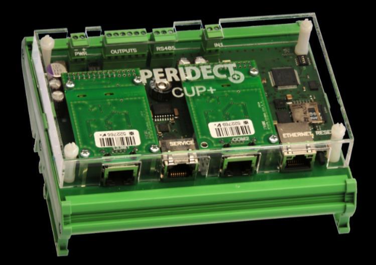 2.2. CUP+ řídící jednotka PERIDECT+ Řídící jednotka zpracovává signály získané z jednotlivých linkových modulů LCP+, na které jsou připojeny veškeré detektory DSP+ a moduly LIP+.