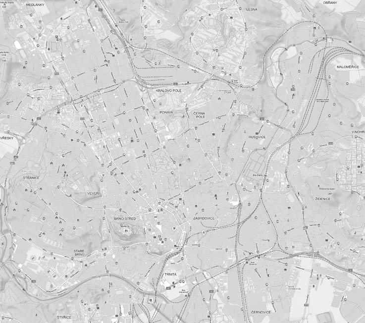 17 Umístění fakulty a kolejí 4 3 7 11 2 5 1 6 13 12 8 10 9 Mapa Brna se zvýrazněním následujících významných bodů: 1 Fakulta informačních technologií, Božetěchova 1/2 2 Fakulta elektrotechniky a