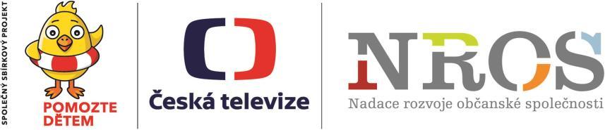 Pokyny k vypracování závěrečné zprávy Roční projekty podpořené v rámci sbírkového projektu Pomozte dětem 1.