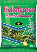 směs 150 g Eukalyptus mentolové bonbony 150 g