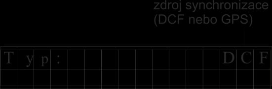 5 SYNCHRONIZACE Pro varianty hodin HN 60 a HN 62 je přednastaven typ synchronizace DCF, pro