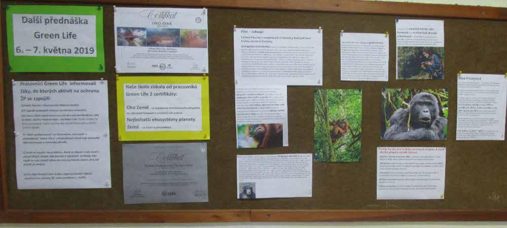 škola a školka Další přednáška Green Life Ve dnech 6. a 7. května proběhla na 1. i na 2. stupni přednáška pracovníků Green Life.