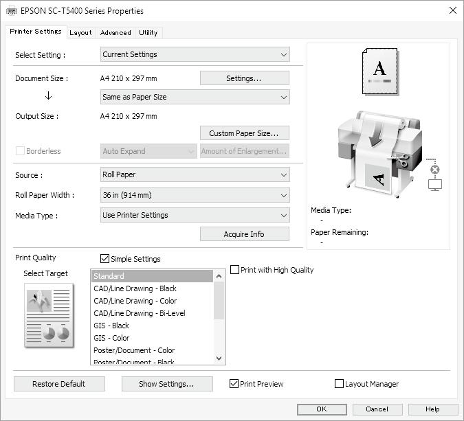 Tisk v nestandardních velikostech Pokyny pro tisk v nestandardních velikostech Registrace a výběr velikosti papíru Zaregistrujte a vyberte velikost papíru v aplikaci Vytvořte předlohu Windows A B
