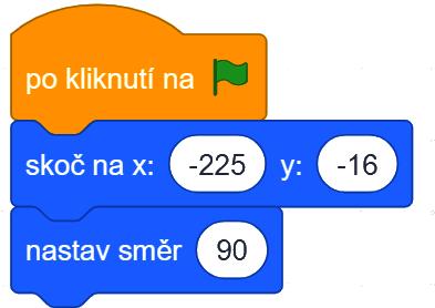 varianta 2: Ve druhé variantě řešení je situace kontaktu Brouka se stěnou bludiště řešena s pomocí