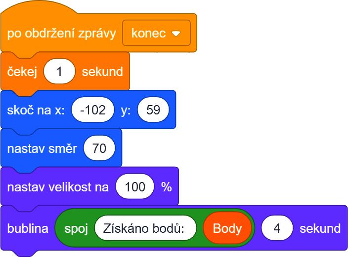 postavou), kterého ovládá pomocí kláves a který se pohybuje bludištěm (je omezen stěnami bludiště).