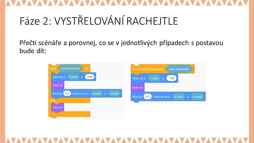 Jak ji zmenšit? - Jak vyřešit pohyb rachejtle?