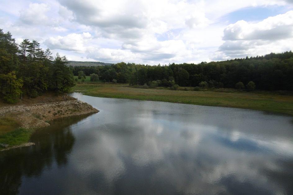 PŘÍLOHA Stav vody ve VN Pařížov na řece Doubravě v září,