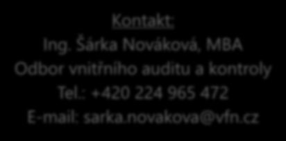 a kontroly Tel.
