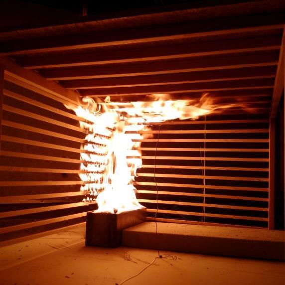 Kapitola 4: Experimentální část poţární experiment a) b) Obr.