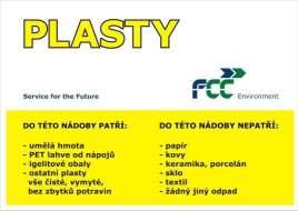 DĚKUJEME, ŽE TŘÍDÍTE ODPAD!