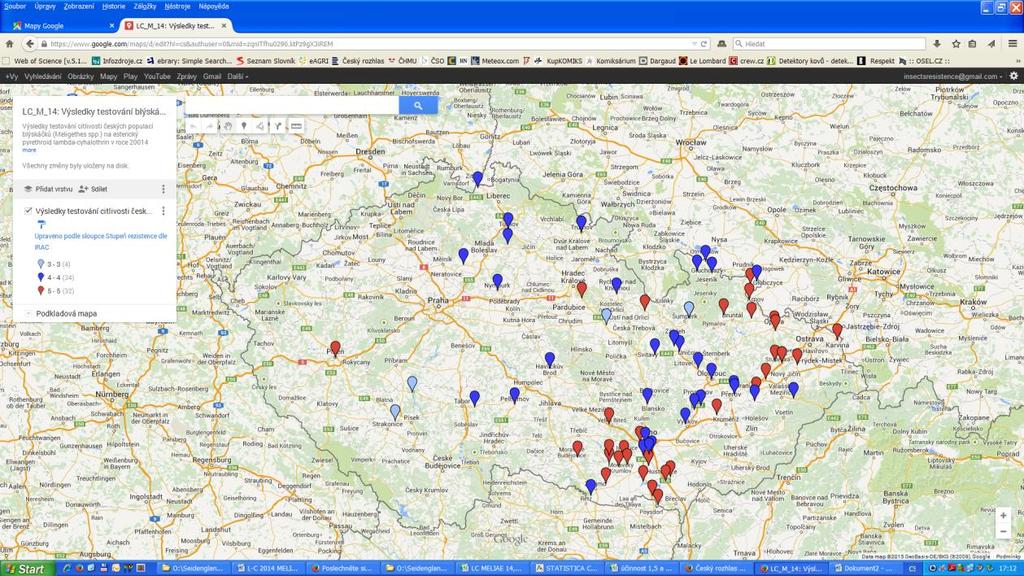 Ukázky práce s elektronickou mapou: Obr.