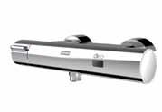 24 Sprchové armatury Elektronická termostatická nástěnná baterie F5E-Therm F5ET2005 Provedení s předmontovanou dezinfekční jednotkou F5ET2009 nezbytné příslušenství: montážní nosník F5BTX001