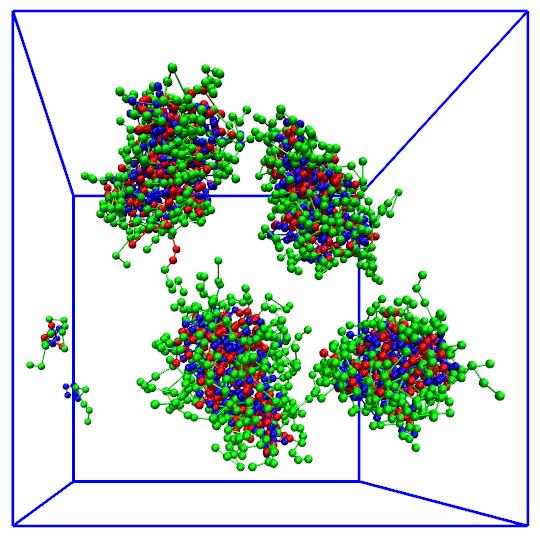 5.2. Self-assembly of copolymer chains 5. RESULTS AND DISCUSSION be seen there. Figure 5.1a and 5.