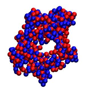 The hydrophobicity of the A-block