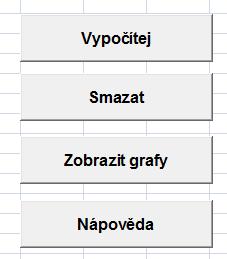Obrázek č. 8: Úvodní formulář programu Po výpočtu nás program převede na daný list, kde můžeme vidět výsledky dané analýzy.