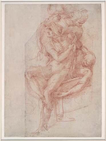 Reprodukce z knihy: CHAPMAN Hugo: Michelangelo, Drawings: Chloser to the Master, London 2005 41.