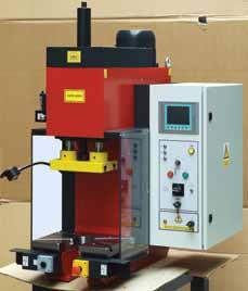..) HYDRAULIC AND ELECRIC PRESSES All our machines have been designed and produced in compliance with current harmonized standards.