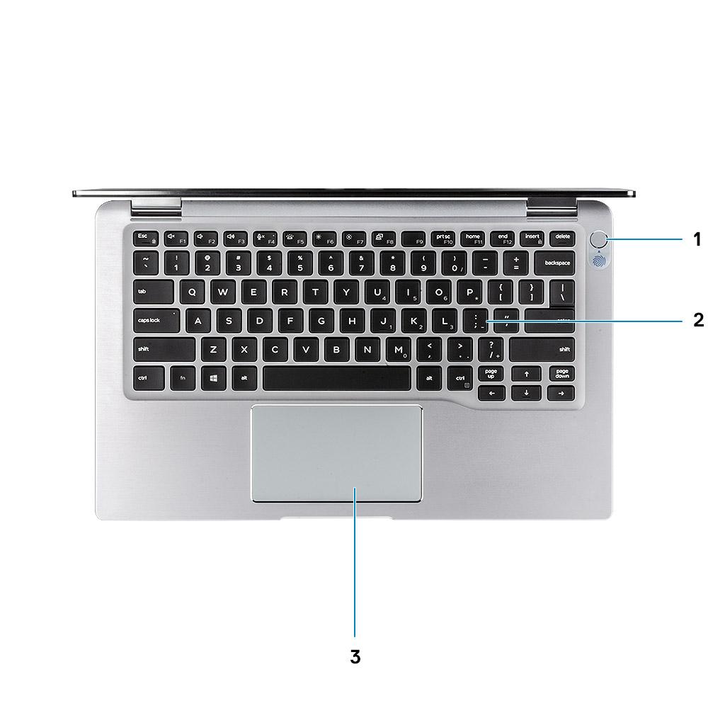 3 Čtečka karet microsd 4 Port USB 3.1 typu A 1.