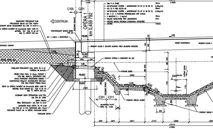 B. Nedostatečný geologický průzkum v místě mostních opěr / pilířů, není proveden doplňkový průzkum při