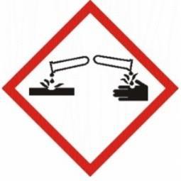 2.2 Prvky označení Výstražný symbol nebezpečnosti Signální slovo: Nebezpečí Standardní věty o nebezpečnosti: H319 Způsobuje vážné podráždění očí. H335 Může způsobit podráždění dýchacích cest.