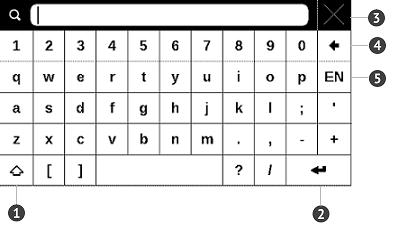 ZZZZZZZZ 22 3. Smazat naposledy napsaný symbol; 4. Zadávání textu; 5. Zavřít dotykovou klávesnici. Pokud pomocí klávesnice zadáváte heslo (např.