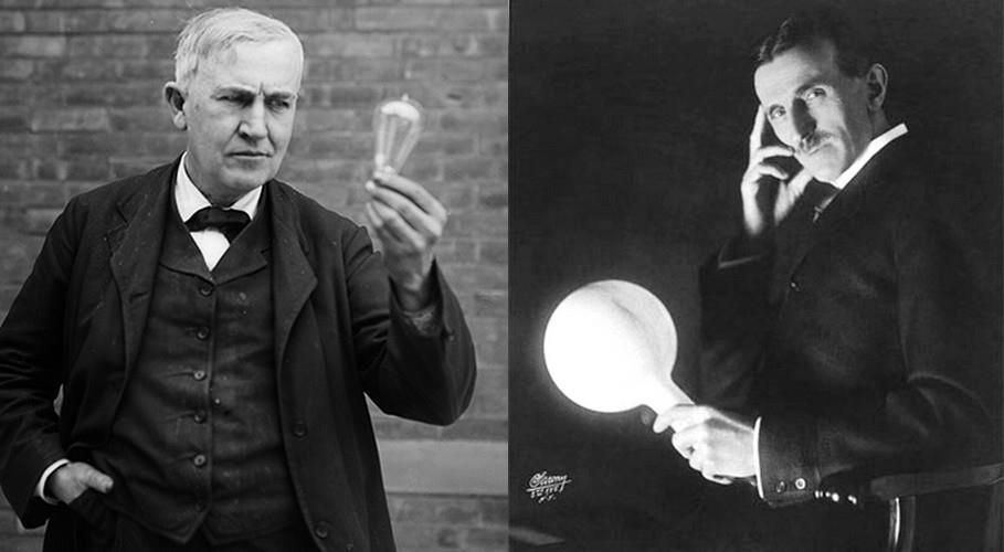 Válka proudů Oba dva tábory se zpočátku snažily bojovat nízkou cenou, avšak Edison pak začal propagovat stejnosměrný proud jakožto bezpečnější.