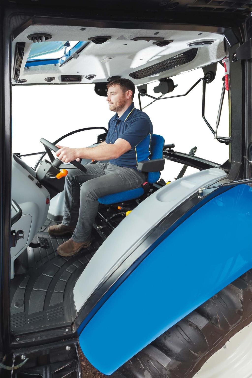 Od počátku byla tato nová generace traktorů stavěna pro potřeby obsluhy, prostřednictvím rozsáhlého výzkumu nejlepší pozice pro všechny klíčové ovládací prvky.