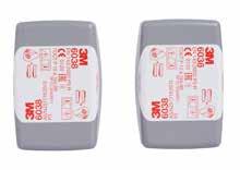 3M Částicové filtry řady 6035/6038 Filtr Úroveň ochrany Ochrana proti 6035 P3 R 6038 P3 R 502* Držák filtru Pevné a kapalné částice v pevném plastovém krytu pro použití v náročných podmínkách Pevné a