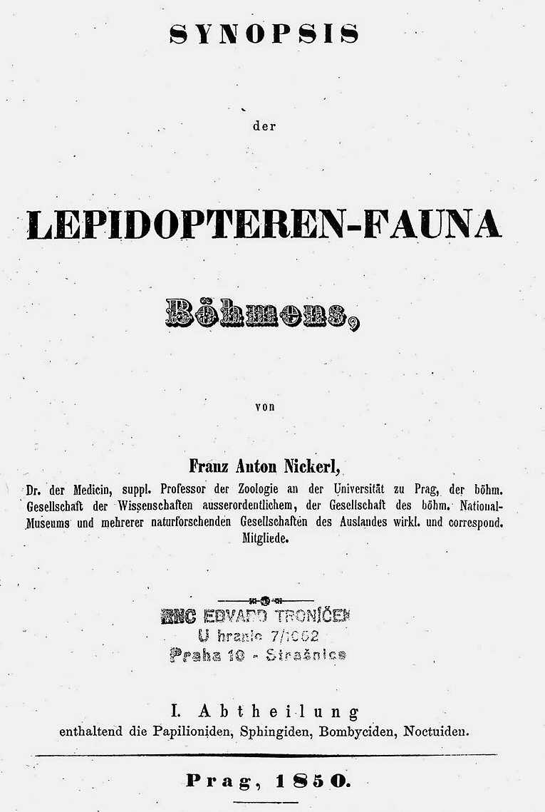 Dnešní Národní muzeum (NM) tímto způsobem získalo nesmírně cennou sbírku (počet exemplářů hmyzu byl odhadnut nejméně na půl milio - nu) a rozsáhlou knihovnu.
