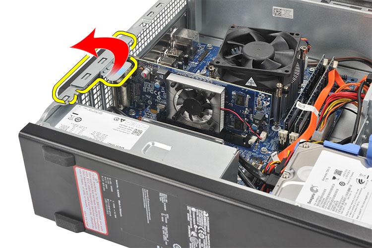 Rozšiřující karta 4 Demontáž rozšiřující karty 1. Postupujte podle pokynů v části Před manipulací uvnitř počítače. 2. Demontujte kryt. 3.