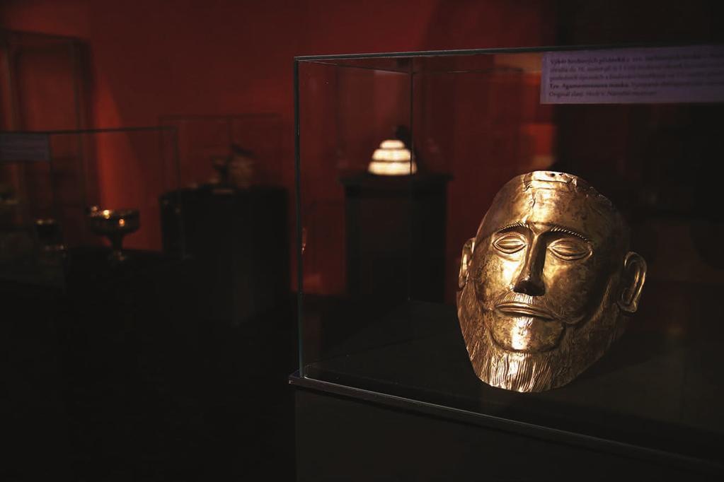 53 text: Eliška Knop-Kostková, foto: Moravské zemské muzeum Mykény a střední Evropa v MZM týkající se Mykén.