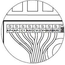 8.3. Připevnění vstupního panelu Přiložte stříšku modul elektroniky na zeď, horní část panelu ve výšce 1,65 m od země, a protáhněte kabeláž.