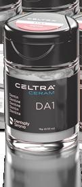 Fazetovací materiály, presovací keramika Celtra Ceram Celtra ceram reﬁll 2+1 Celtra Ceram je nízkotavitelná bezkovová keramika pro fazetovaní presované keramiky Celtra Press s rozsahem koeﬁcientu