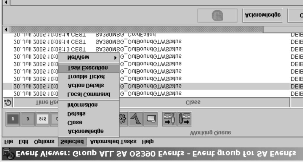 Operation of TEC Notification by SA z/os Tivoli Enterprise Console Part Incoming events are displayed in the corresponding event group (SA SYSOPS Events).