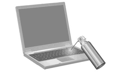 6 Čištění zařízení TouchPad a klávesnice Nečistoty a mastnota na povrchu zařízení TouchPad mohou způsobit trhaný pohyb ukazatele na obrazovce.