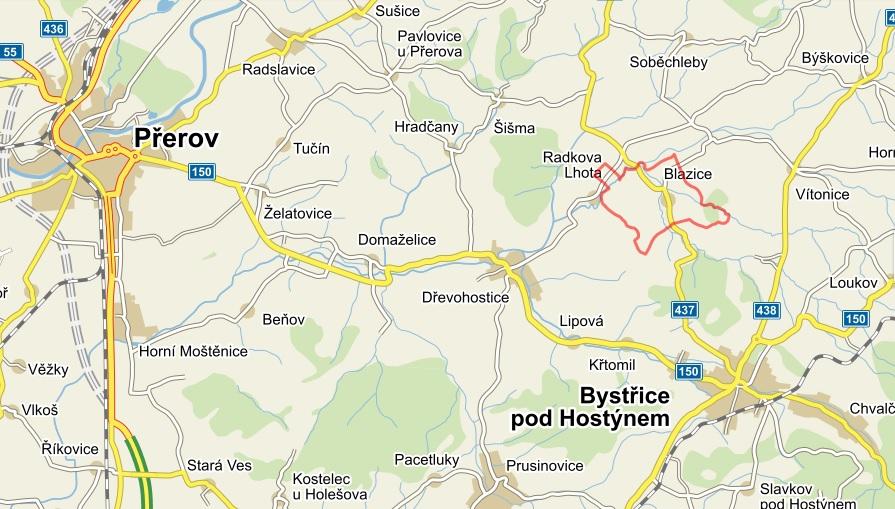 A. ANALYTICKÁ ČÁST A.1 Charakteristika obce 1. Území Blazice jsou malou zemědělskou obcí, která se rozkládá na 3,77 km2 severním směrem od Bystřice pod Hostýnem na rozhraní oblasti Hané a Záhoří.