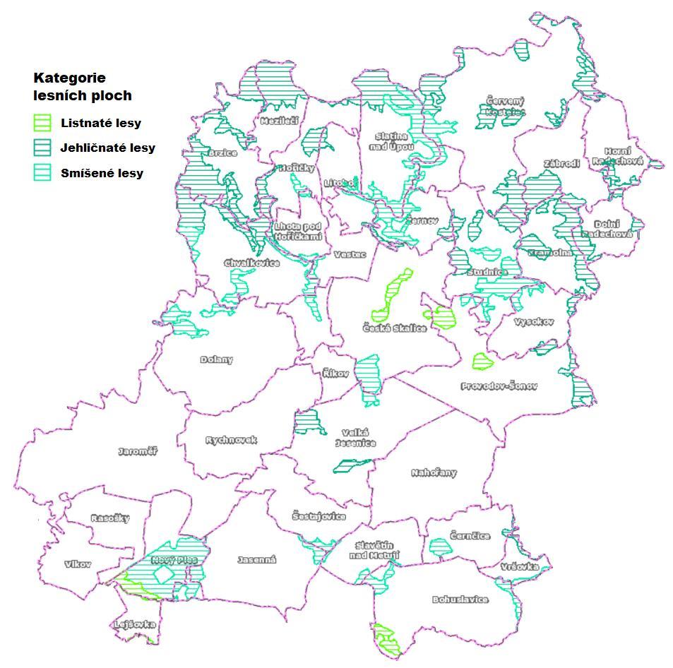 Na území MAS se nachází několik lokalit, které jsou v souvislosti s využitím rekreační funkce lesa hojně navštěvovány.